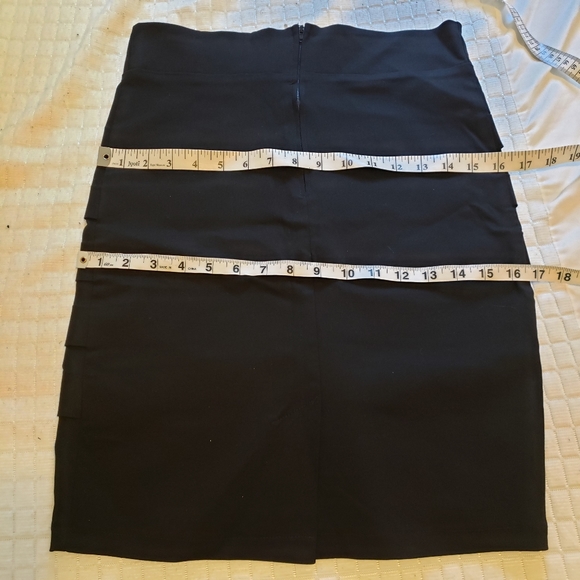 Maude banded pencil skirt, Large, black - Picture 10 of 13